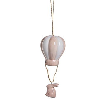 Deifilia ornament rosa keramikk