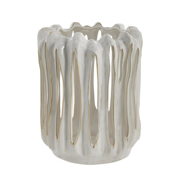 Marlille lykt hvit 27,8 cm