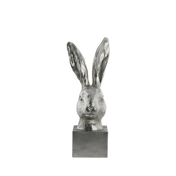 Semina påskeharefigur H32,5 cm. Sølv