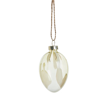 Feven ornament gul glass