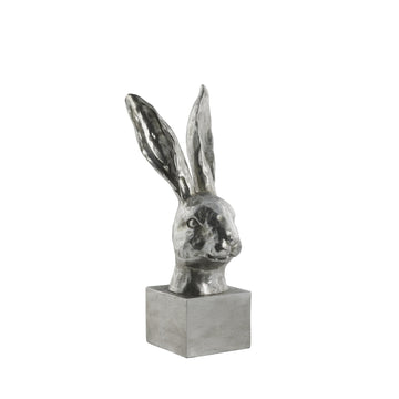 Semina påskeharefigur H32,5 cm. Sølv