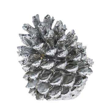Serafina LED kongle H30,5 cm. antikk sølv