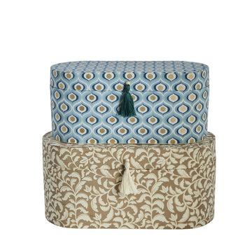 Ellen 2-pakning eske sett 38 cm blå