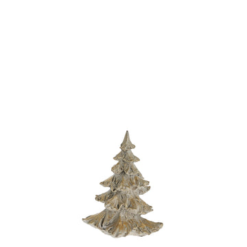 Serafina juletre H16,3 cm. lys gull