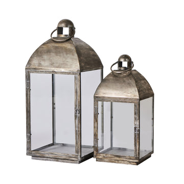 Misella Lanterne-sett H60,5 cm. antikk sølv