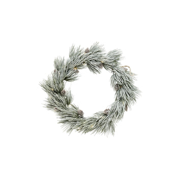 Rosillia krans H5 cm. grønn