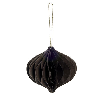 Poelle ornament H10 cm. brun
