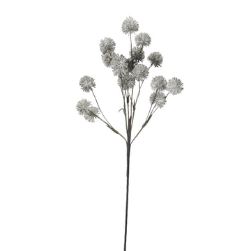 Happia skumblomst 90 cm grå