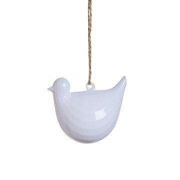 Feya oppheng fugl 7 cm hvit