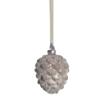 Norille kongle H9,5 cm. støvet rosa