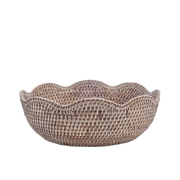 Norah kurv Rotting L30xB30XH10 cm. natur