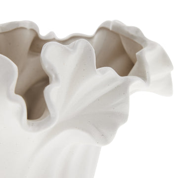 Isolde vase H17,4 cm. hvit