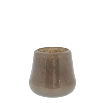 Josefine vase H20,5 cm. taupe