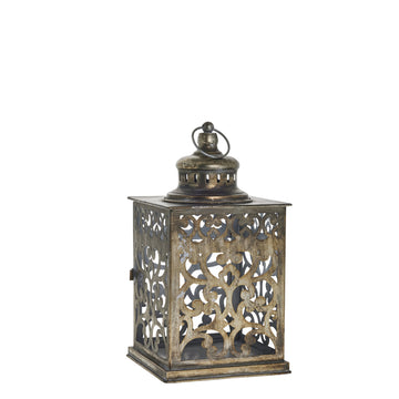 Misella lykt H43,5 cm. antikk sølv