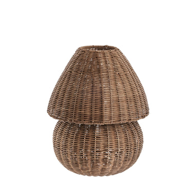 Esther bordlampe H34 cm. brun rotting