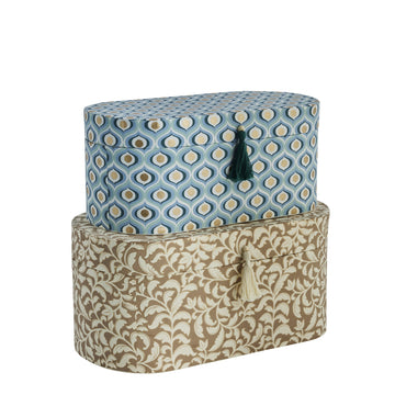 Ellen 2-pakning eske sett 38 cm blå