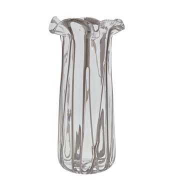 Alberta vase H40 cm. transparent
