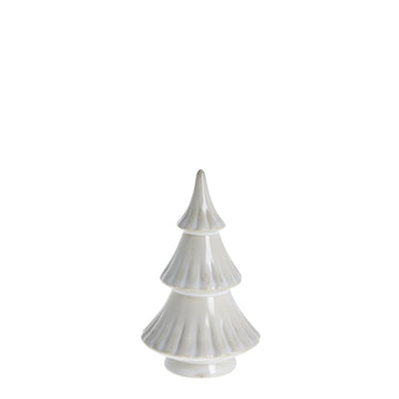 Mythel juletre H10,8 cm. hvit