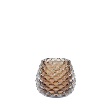 Conia telysholder H8,5 cm. brun