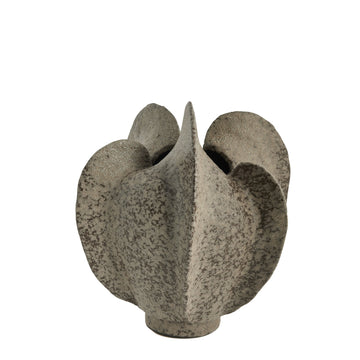 Hevenne vase H26,5 cm. sand keramikk