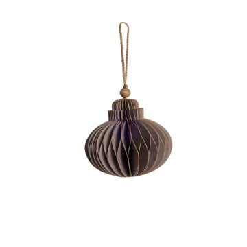 Paline ornament H7 cm. støvet rosa