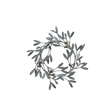 Mistlia krans Ø40 cm. antikk grå