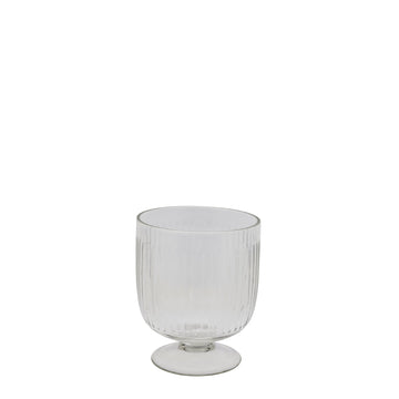 Carla vase H16 cm. transparent