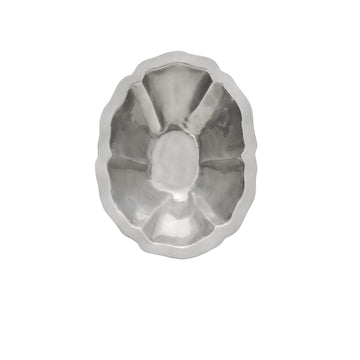 Philine serveringsfat 22,5x17 cm. sølv