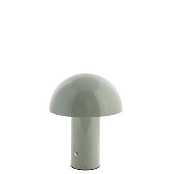 Nessina bærbar LED-lampe H19 cm. støvet grønn