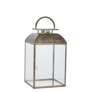 Sigrid lykt H42 cm. antikk gull