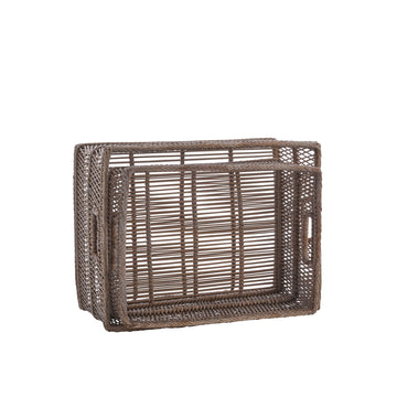 Norah kurvsett Rotting L40xB30XH18 cm. natur