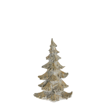 Serafina juletre H22,5 cm. lys gull