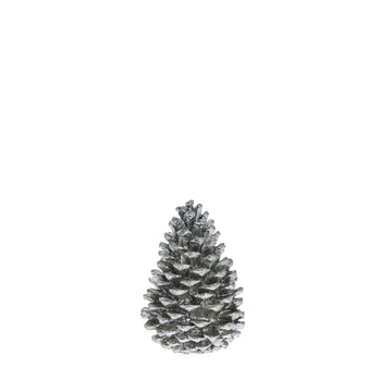 Serafina kongle H10,5 cm. antikk sølv