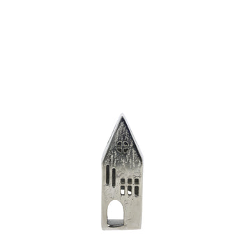 Marlinne lyshus H17,5 cm. sølv