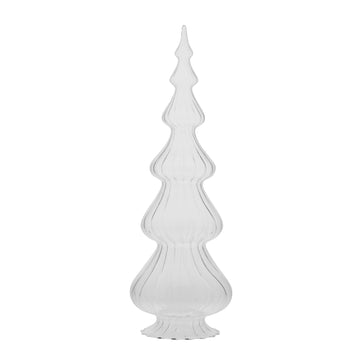 Asta glassjuletre H42,5 cm. transparent