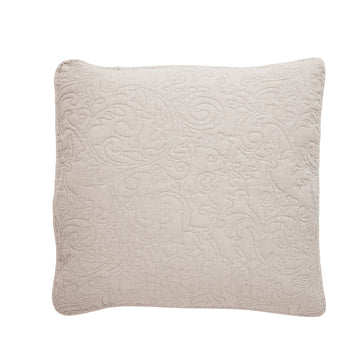 Isabelle putetrekk 60x60 cm. sand polyester