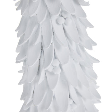 Serafina juletre H47 cm. hvit