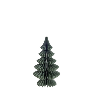 Poelle dekorasjon H25 cm. grønn