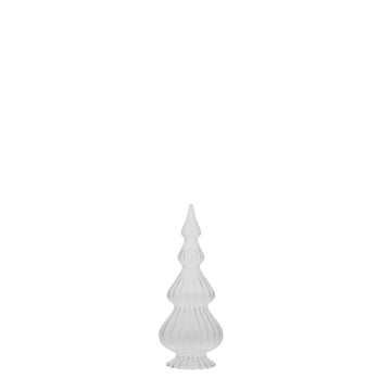 Asta glassjuletre H19,5 cm. transparent