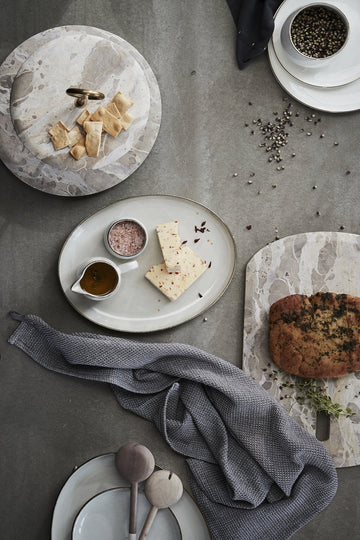 Amera serveringsfat 34x27 cm. beige