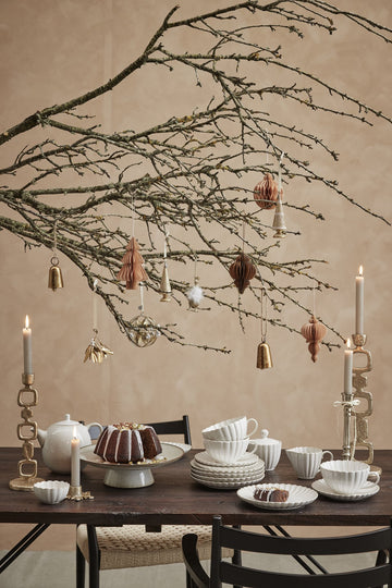 Amera kakestativ Ø32,5 cm. beige