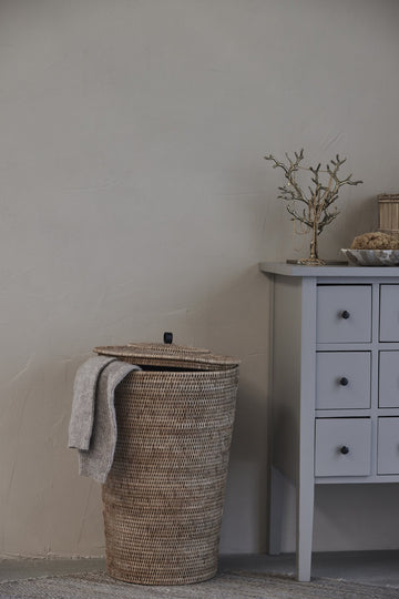 Tressa smykkeholder H33 cm. lys gull