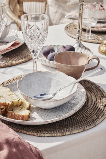 Milla tallerken hvit 27x23 cm.