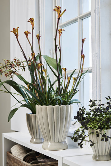 Shenella potteskjuler H18 Ø15 cm. sand