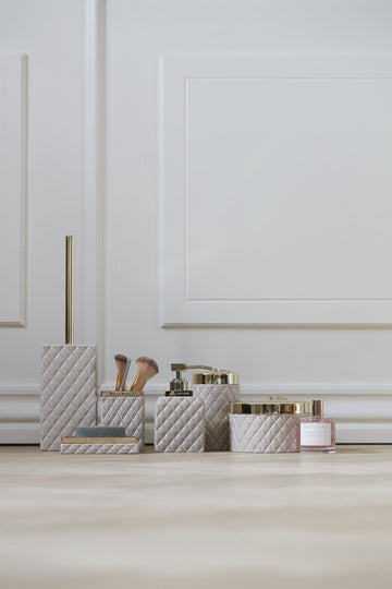 Portia toalettbørste H39xB10 cm. brun