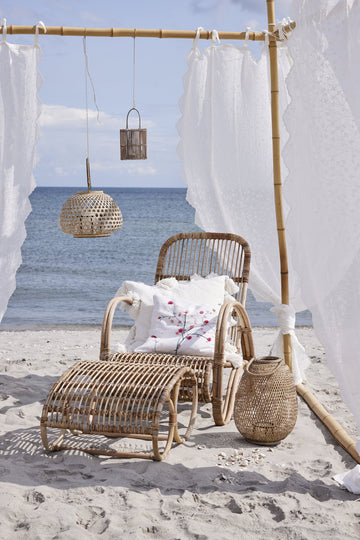 Eloise gardinfag L250xB160 cm. råhvit