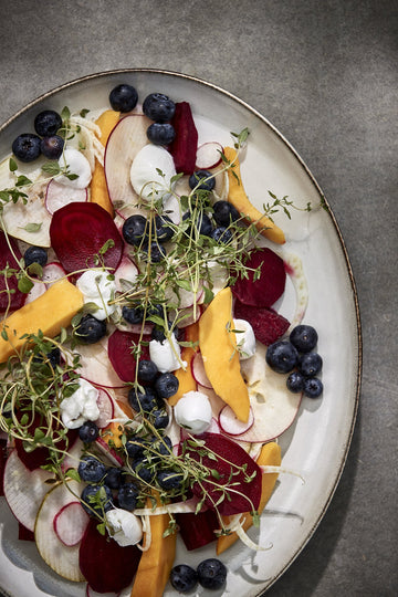 Amera serveringsfat 34x27 cm. beige