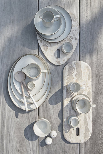 Ellia skjærebrett 60X20 sand, Marmor