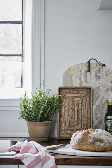 Ellia skjærebrett 45X30 sand, Marmor