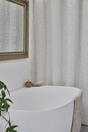 Eloise dusjforheng 200x160 cm. sand